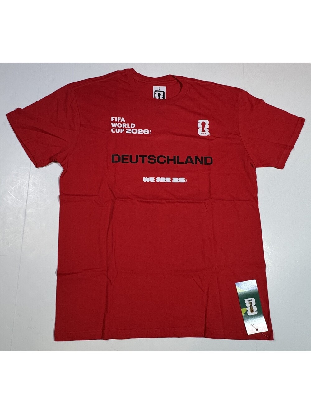 FIFA World Cup 2026 Team Deutschland T Shirt Germany Soccer Football Mens XXL